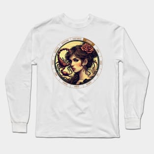 ZODIAC Scorpio - Astrological SCORPIO - SCORPIO - ZODIAC sign - Van Gogh style - 10 Long Sleeve T-Shirt